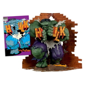 Marvel - Marvel Collection 1/6 Statua Hulk #345 Green Variant Gold Label McFarlane Toys