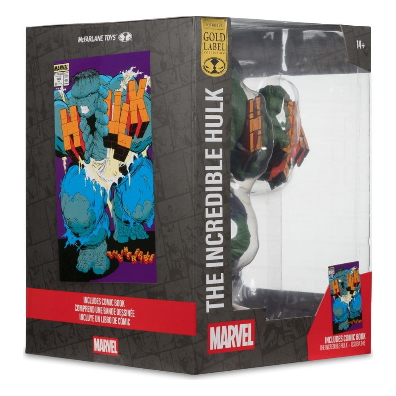 Marvel - Marvel Collection 1/6 Statua Hulk #345 Green Variant Gold Label McFarlane Toys