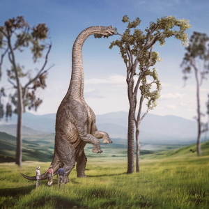 Jurassic Park - Demi Art Scale 1/20 Statua Brachiosaurus Special Edition Iron Studios