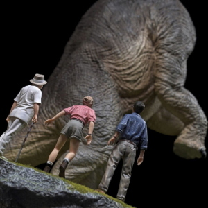 Jurassic Park - Demi Art Scale 1/20 Statua Brachiosaurus Special Edition Iron Studios
