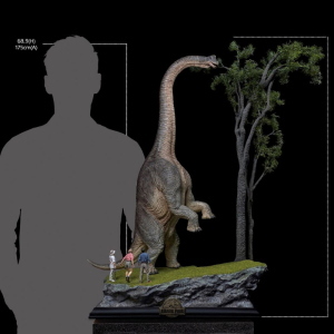 Jurassic Park - Demi Art Scale 1/20 Statua Brachiosaurus Special Edition Iron Studios