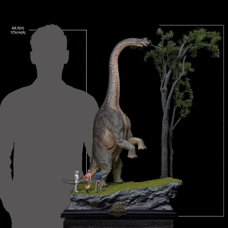 Jurassic Park - Demi Art Scale 1/20 Statua Brachiosaurus Special Edition Iron Studios