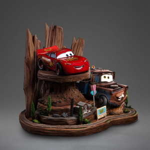 Cars - Lightning McQueen & Tow Mater Deluxe Art Scale 1/10 Iron Studios