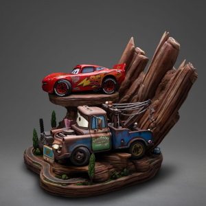 Cars - Lightning McQueen & Tow Mater Deluxe Art Scale 1/10 Iron Studios