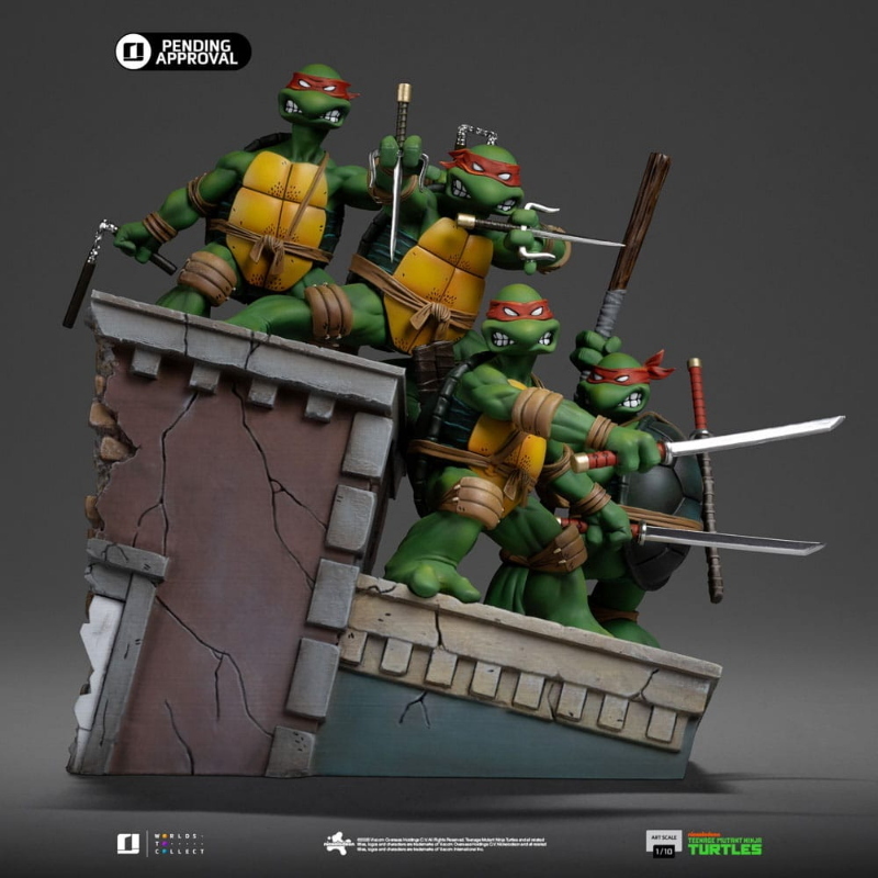 Teenage Mutant Ninja Turtles - 1st Cover Set Kevin Eastman Art Scale 1/10 Iron Studios