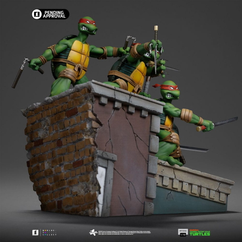 Teenage Mutant Ninja Turtles - 1st Cover Set Kevin Eastman Art Scale 1/10 Iron Studios