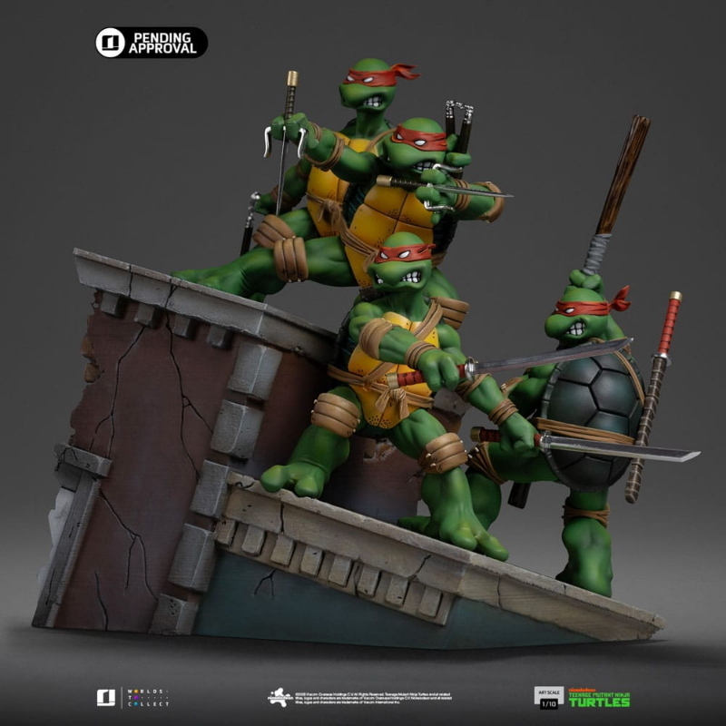 Teenage Mutant Ninja Turtles - 1st Cover Set Kevin Eastman Art Scale 1/10 Iron Studios