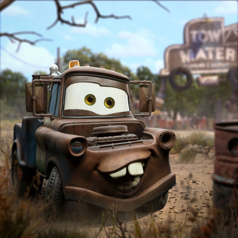 Cars - Tow Mater Art Scale 1/10 Iron Studios