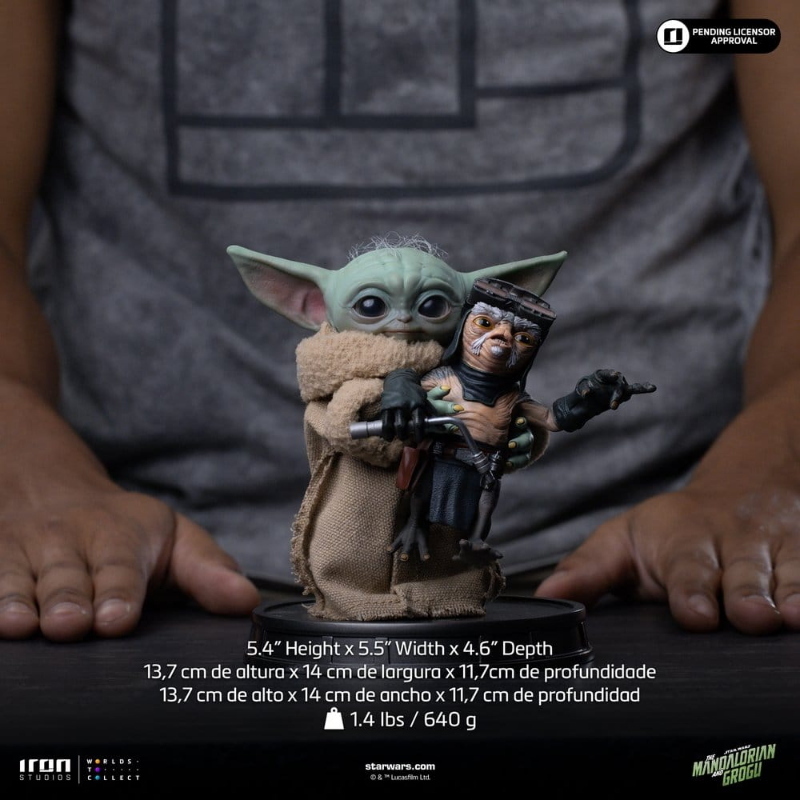 Star Wars - The Mandalorian & Grogu No Squeezy Legacy Replica 1/4 Iron Studios