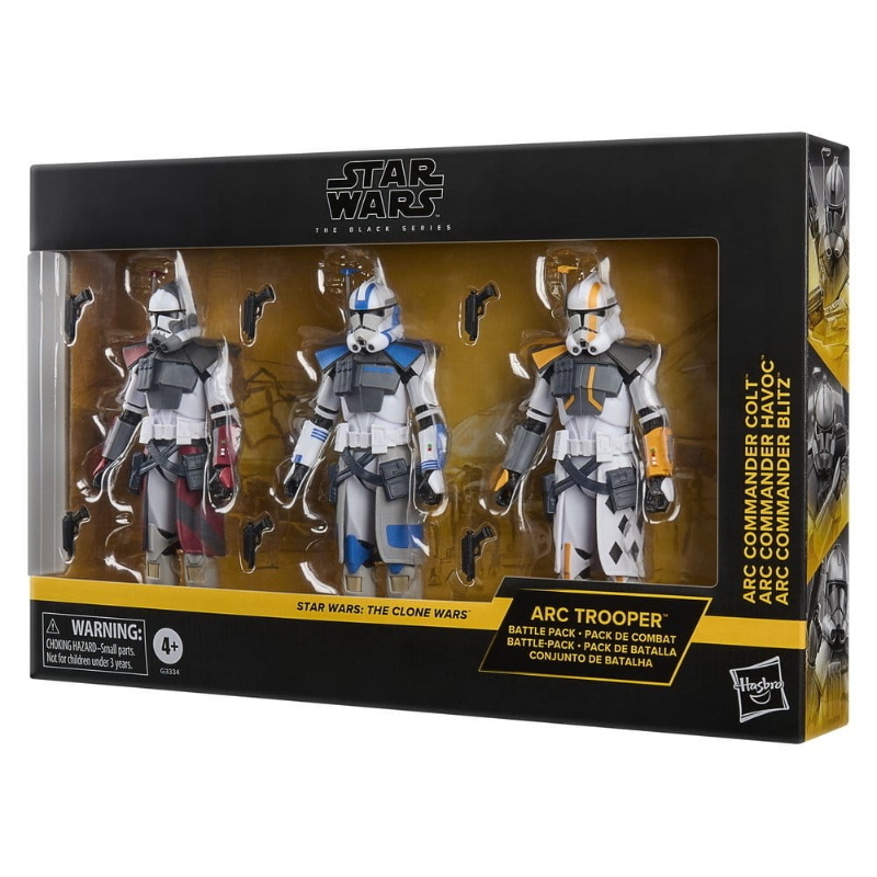 Star Wars - The Clone Wars ARC Trooper Havoc, Colt & Blitz 3-Pack The Black Series Hasbro