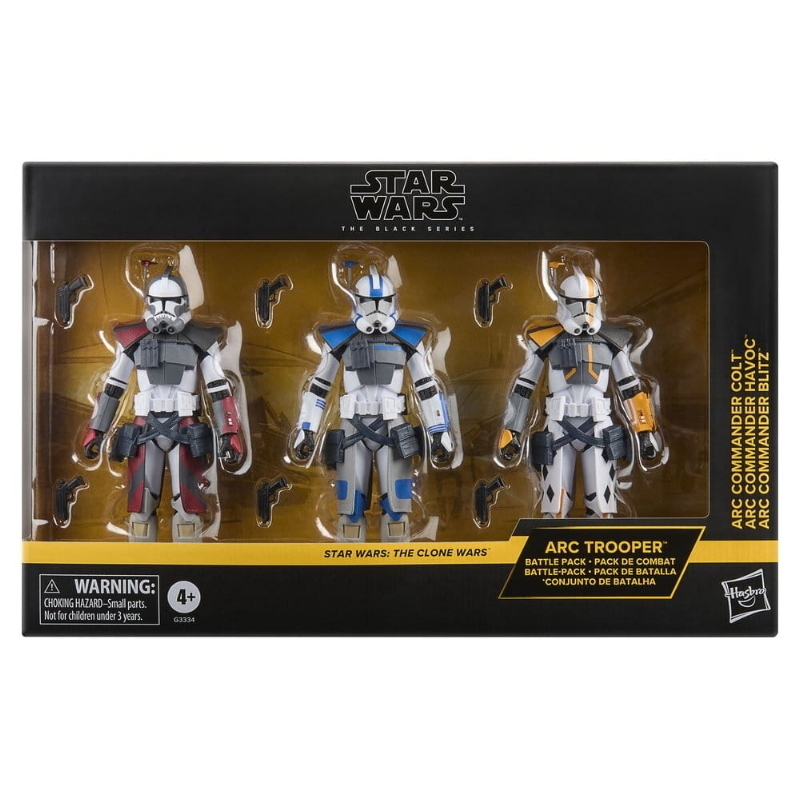 Star Wars - The Clone Wars ARC Trooper Havoc, Colt & Blitz 3-Pack The Black Series Hasbro