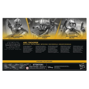 Star Wars - The Clone Wars ARC Trooper Havoc, Colt & Blitz 3-Pack The Black Series Hasbro