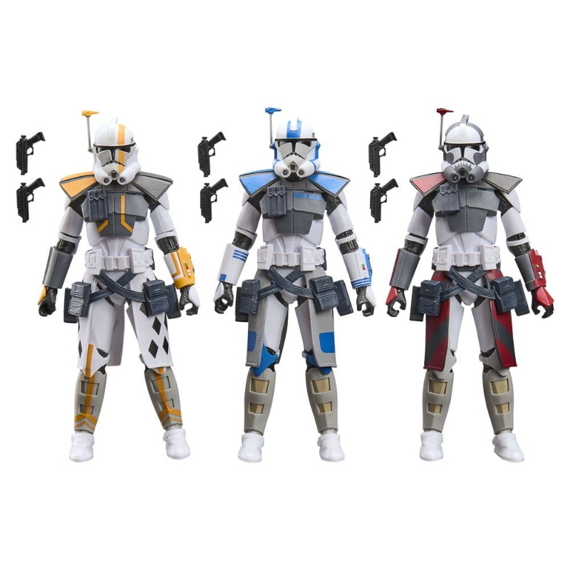 Star Wars - The Clone Wars ARC Trooper Havoc, Colt & Blitz 3-Pack The Black Series Hasbro
