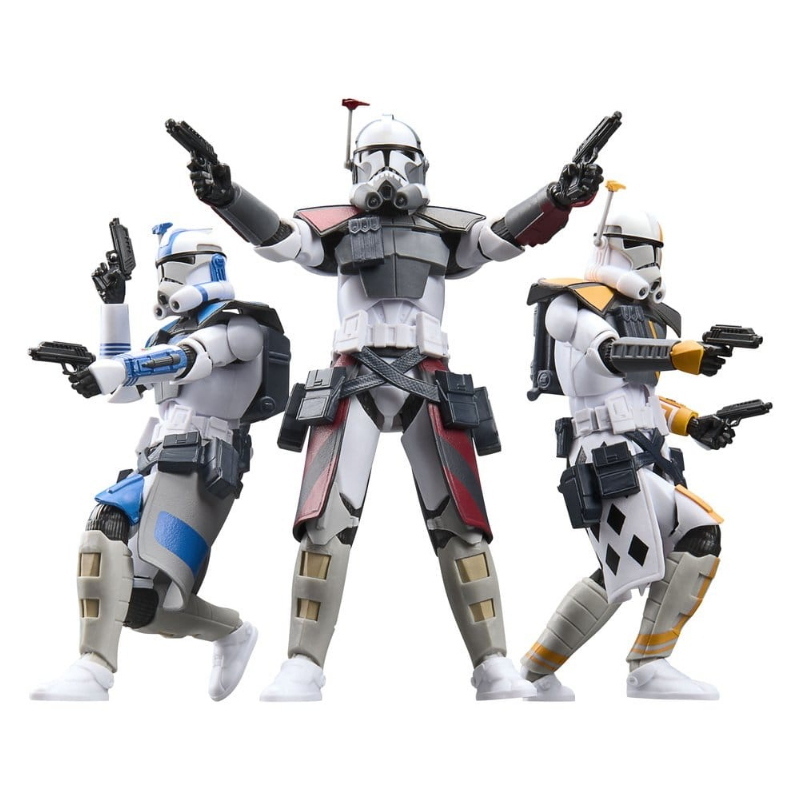 Star Wars - The Clone Wars ARC Trooper Havoc, Colt & Blitz 3-Pack The Black Series Hasbro