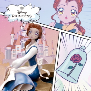 Disney - Belle Disney Anime Princess Iron Studios