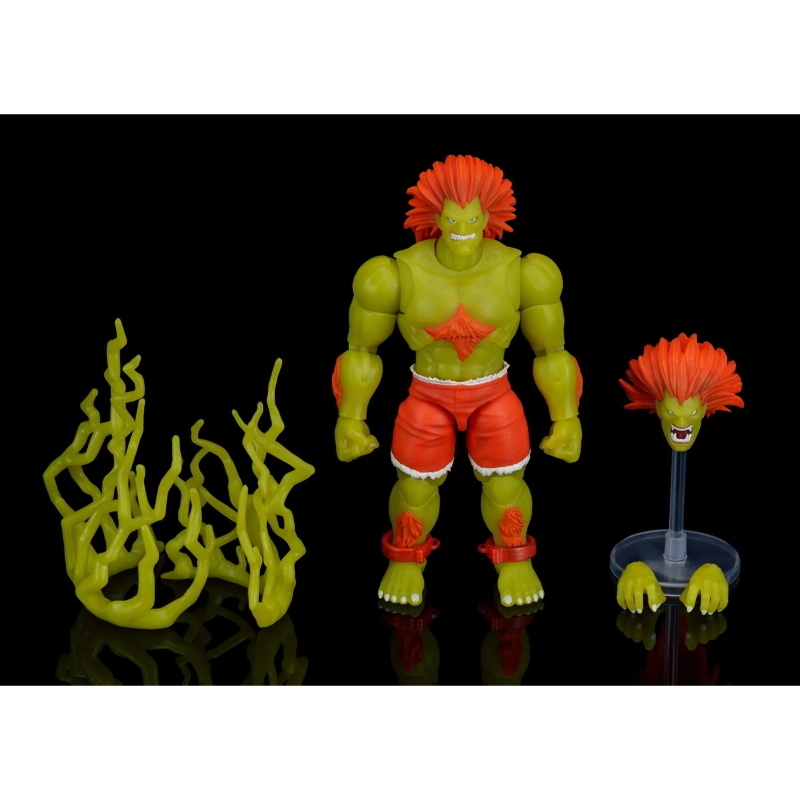 Ultra Street Fighter II: The Final Challengers - Blanka Glow in the Dark 1/12 Jada Toys