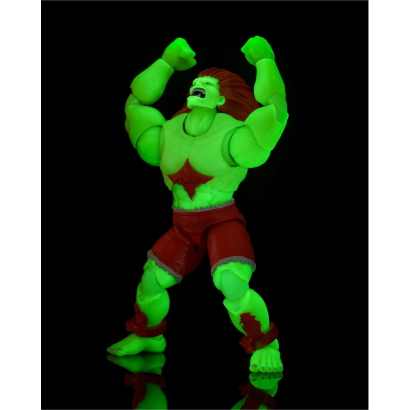 Ultra Street Fighter II: The Final Challengers - Blanka Glow in the Dark 1/12 Jada Toys