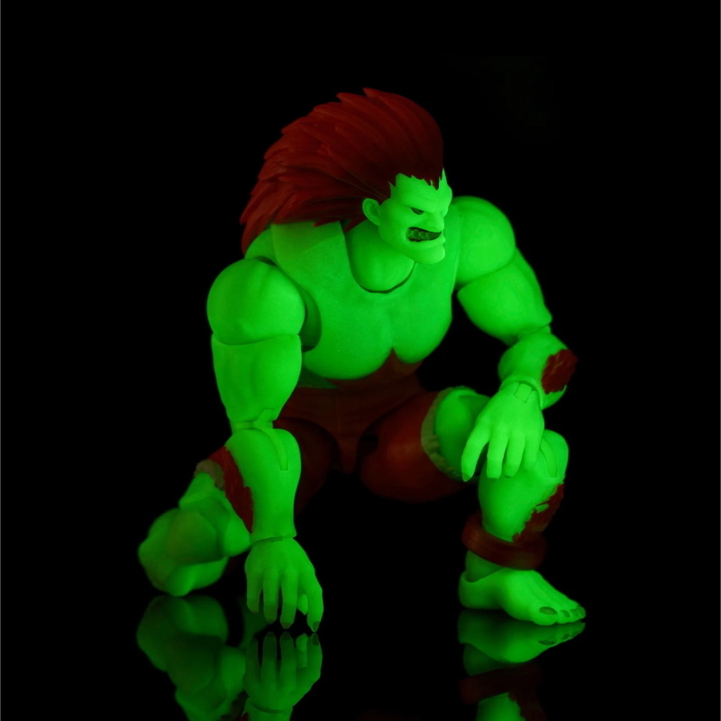 Ultra Street Fighter II: The Final Challengers - Blanka Glow in the Dark 1/12 Jada Toys