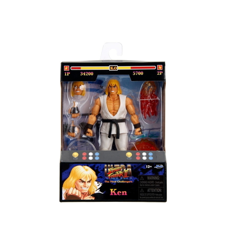 Ultra Street Fighter II: The Final Challengers - Ken Masters Player 2 1/12 Jada Toys