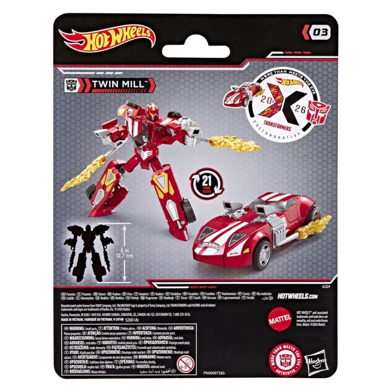 Transformers - Hot Wheels Twin Mill Deluxe Class Transformers Collaborative Hasbro
