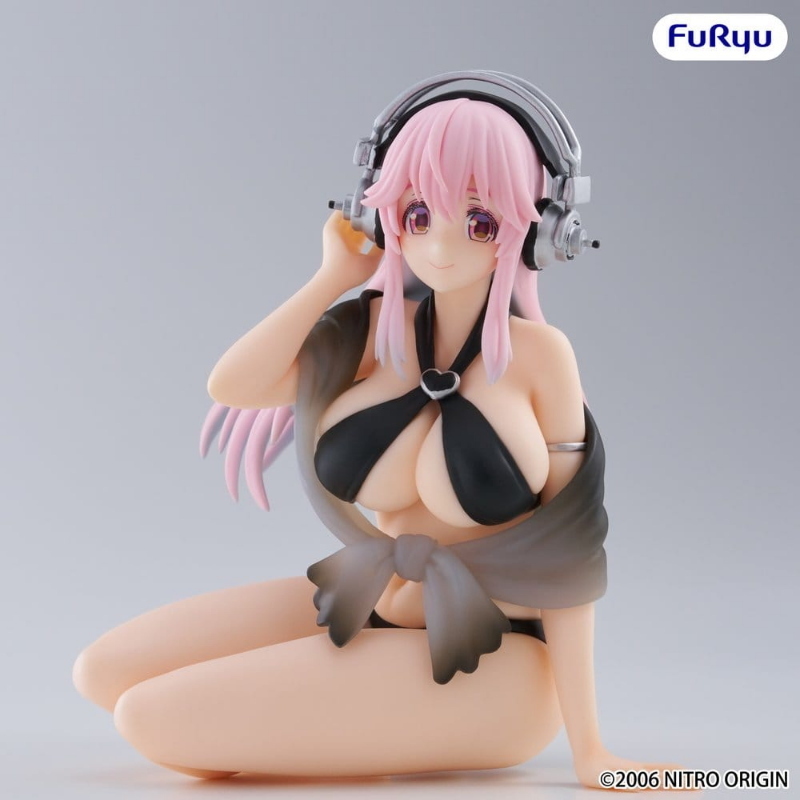 Super Sonico - Swimsuit Black Color Ver. Noodle Stopper Furyu