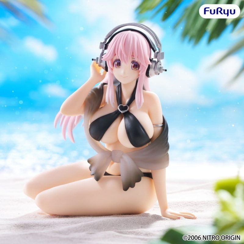 Super Sonico - Swimsuit Black Color Ver. Noodle Stopper Furyu