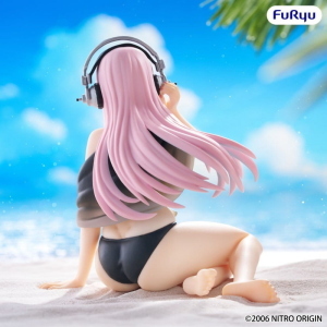 Super Sonico - Swimsuit Black Color Ver. Noodle Stopper Furyu