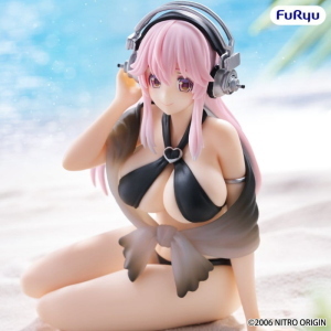 Super Sonico - Swimsuit Black Color Ver. Noodle Stopper Furyu