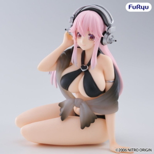 Super Sonico - Swimsuit Black Color Ver. Noodle Stopper Furyu