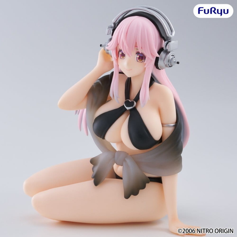 Super Sonico - Swimsuit Black Color Ver. Noodle Stopper Furyu
