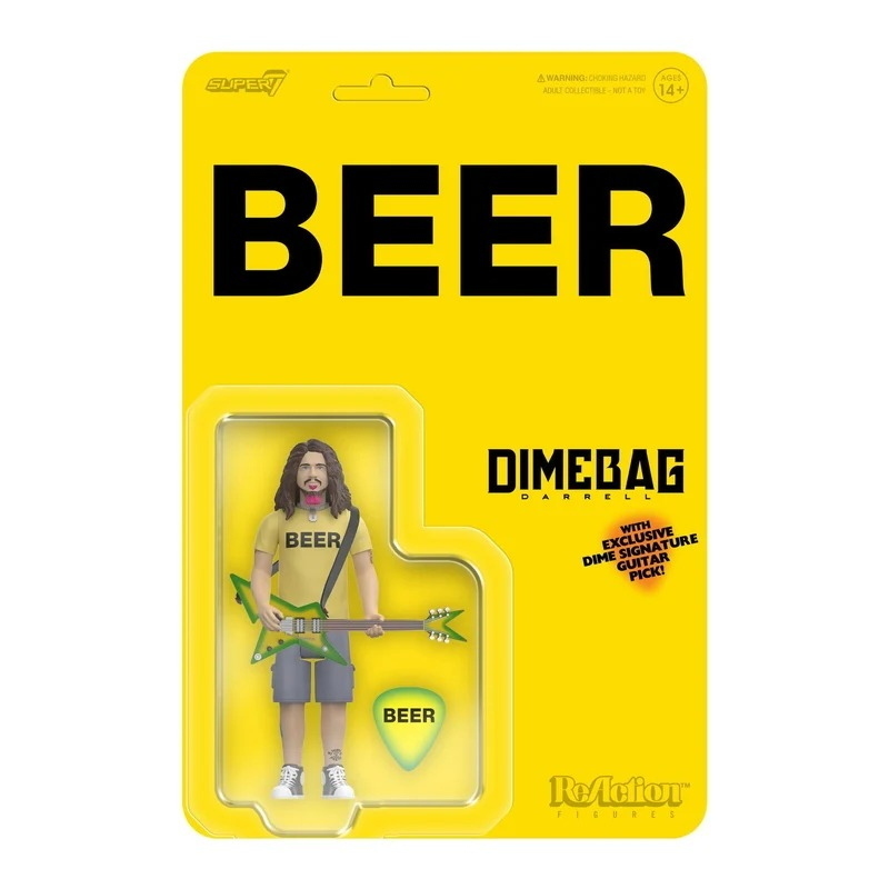 Pantera - Dimebag Darrell Beer Shirt ReAction Super7