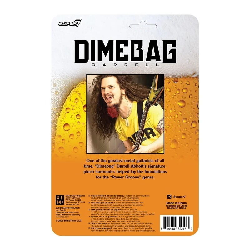 Pantera - Dimebag Darrell Beer Shirt ReAction Super7