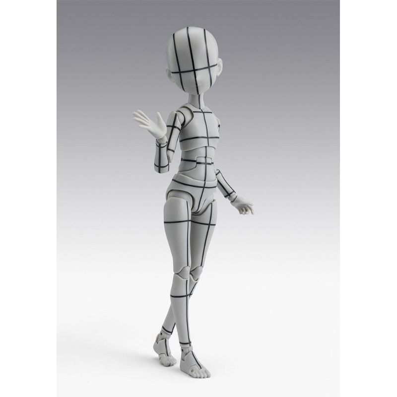 Body-chan - Ken Sugimori Edition Wireframe Gray S.H.Figuarts Bandai