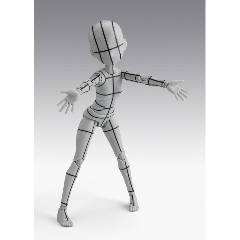Body-chan - Ken Sugimori Edition Wireframe Gray S.H.Figuarts Bandai