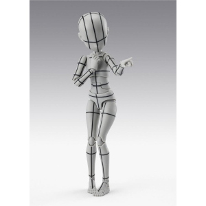 Body-chan - Ken Sugimori Edition Wireframe Gray S.H.Figuarts Bandai