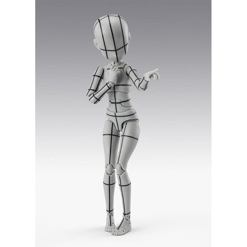 Body-chan - Ken Sugimori Edition Wireframe Gray S.H.Figuarts Bandai