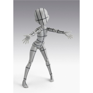 Body-chan - Ken Sugimori Edition Wireframe Gray S.H.Figuarts Bandai