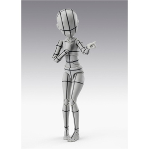 Body-chan - Ken Sugimori Edition Wireframe Gray S.H.Figuarts Bandai