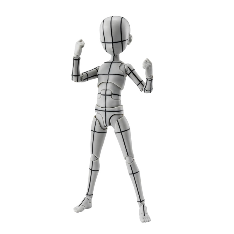 Body-kun - Ken Sugimori Edition Wireframe Gray S.H.Figuarts Bandai