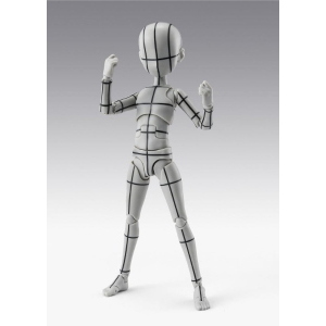 Body-kun - Ken Sugimori Edition Wireframe Gray S.H.Figuarts Bandai