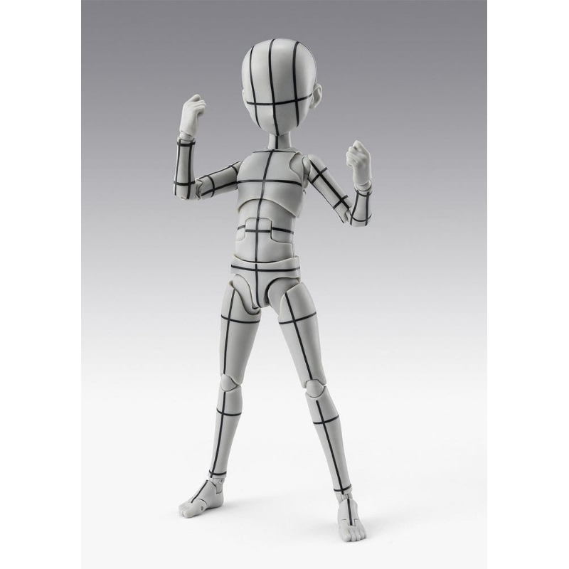 Body-kun - Ken Sugimori Edition Wireframe Gray S.H.Figuarts Bandai