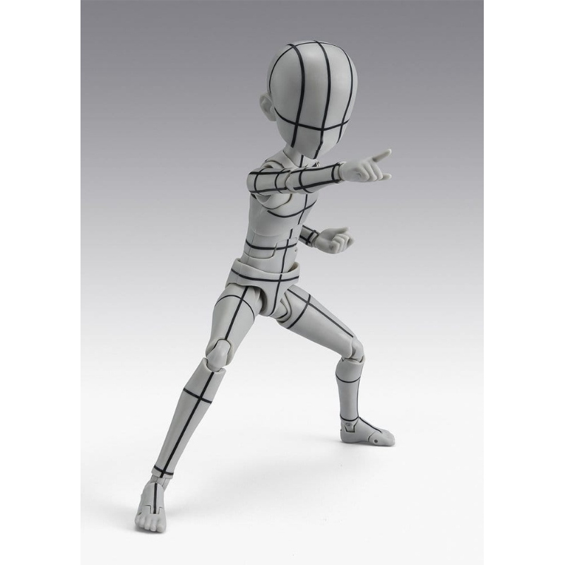 Body-kun - Ken Sugimori Edition Wireframe Gray S.H.Figuarts Bandai