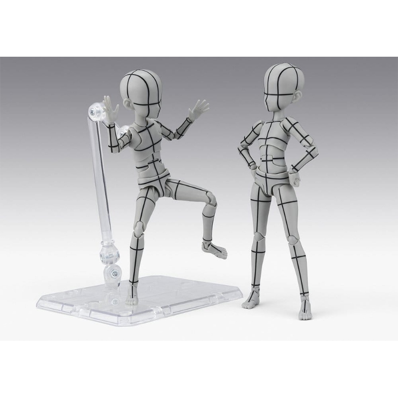Body-kun - Ken Sugimori Edition Wireframe Gray S.H.Figuarts Bandai