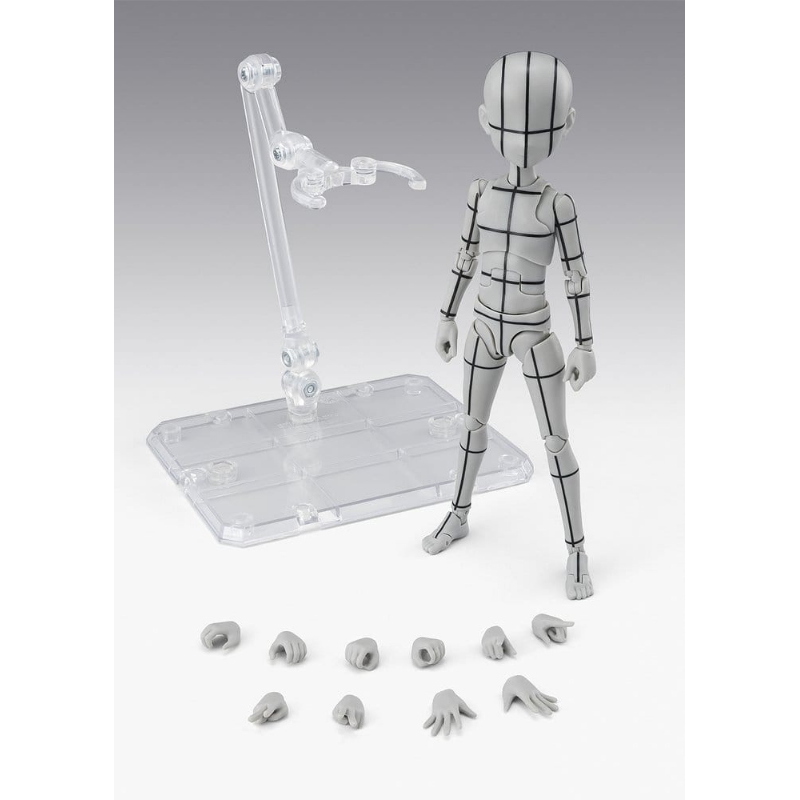 Body-kun - Ken Sugimori Edition Wireframe Gray S.H.Figuarts Bandai