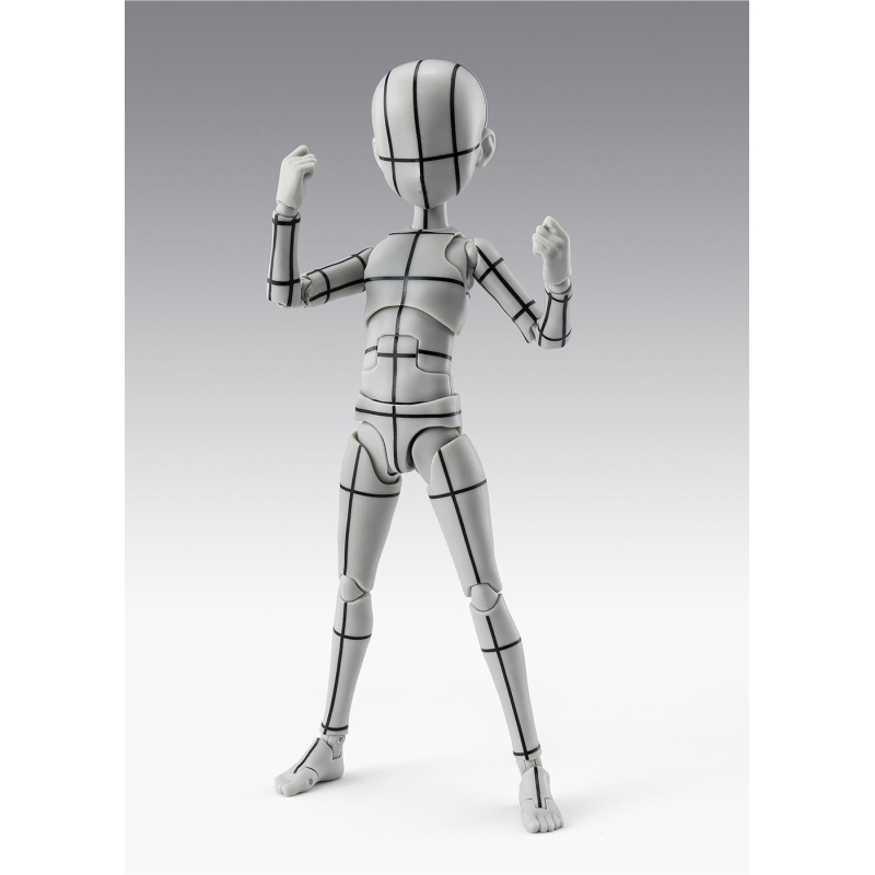 Body-kun - Ken Sugimori Edition Wireframe Gray S.H.Figuarts Bandai