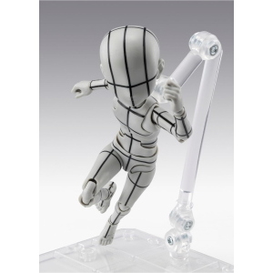 Body-kun - Ken Sugimori Edition Wireframe Gray S.H.Figuarts Bandai