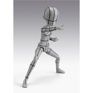 Body-kun - Ken Sugimori Edition Wireframe Gray S.H.Figuarts Bandai