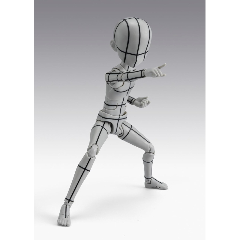 Body-kun - Ken Sugimori Edition Wireframe Gray S.H.Figuarts Bandai