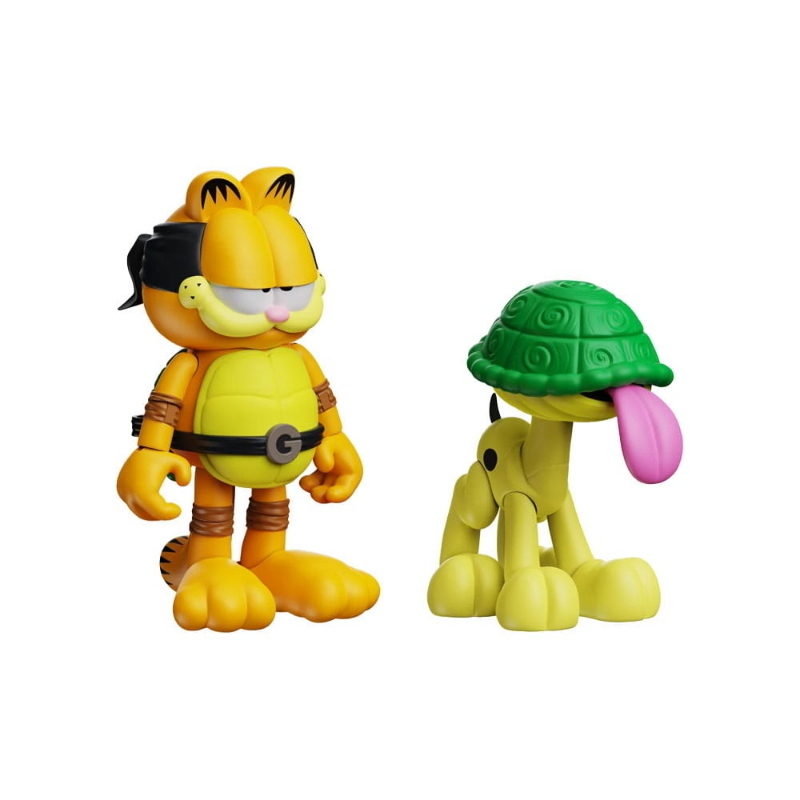 Garfield - TMNT Garfello & Sidekick Odie 2-Pack Boss Fight Studio