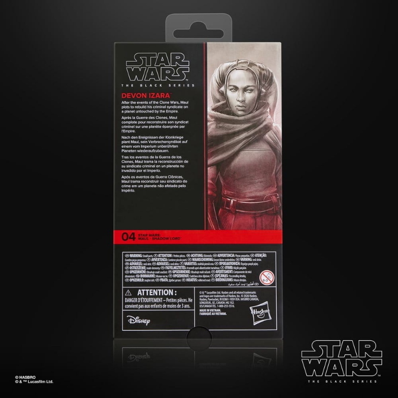 Star Wars - Maul Shadow Lord Devon Izara The Black Series Hasbro